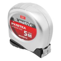 Рулетка Magnetic,5 м х 19 мм,магнитный зацеп Matrix