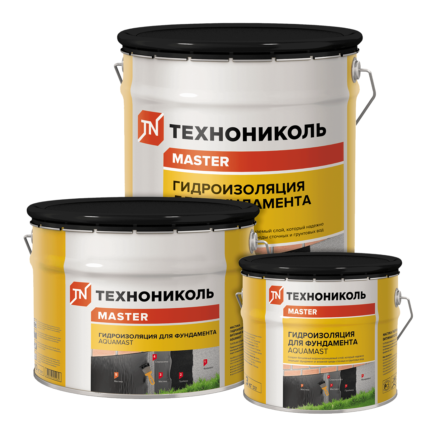 Мастика гидроизоляционная битумная холодная AquaMast