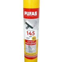 Сетка фасадная Pufapro 1х30 м 5х5 мм 145 г/м2 30 м2 желтая