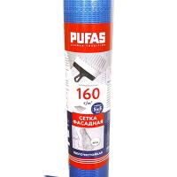 Сетка фасадная Pufapro 1х30 м 5х5 мм 160 г/м2 30 м2 синяя 71704000